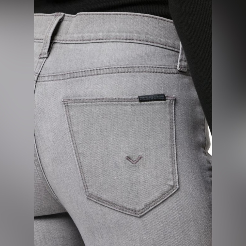 Hudson Jeans Grey Blair High Rise Cropped Bootcut Jeans size 27 - Picture 4 of 12